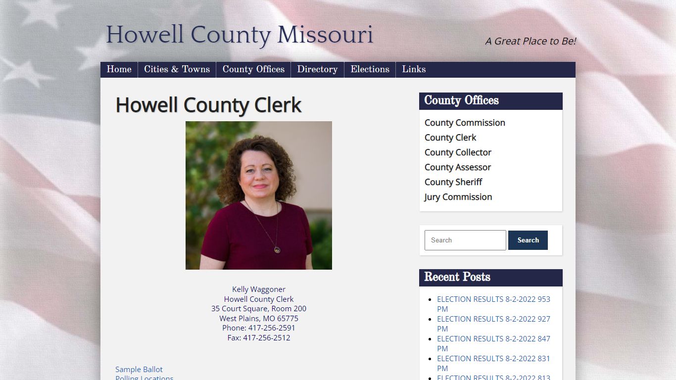 Howell County Clerk - Howell County Missouri